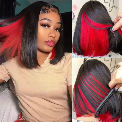 african american bob cut wigs|red bob wig black girl.